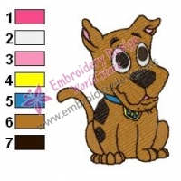 Scooby Doo Baby Embroidery Design 02
